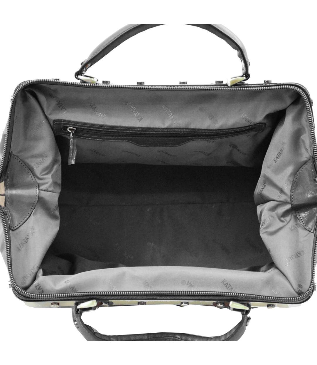 Katana - Sac de voyage en cuir Diligence 44cm - noir - 6457