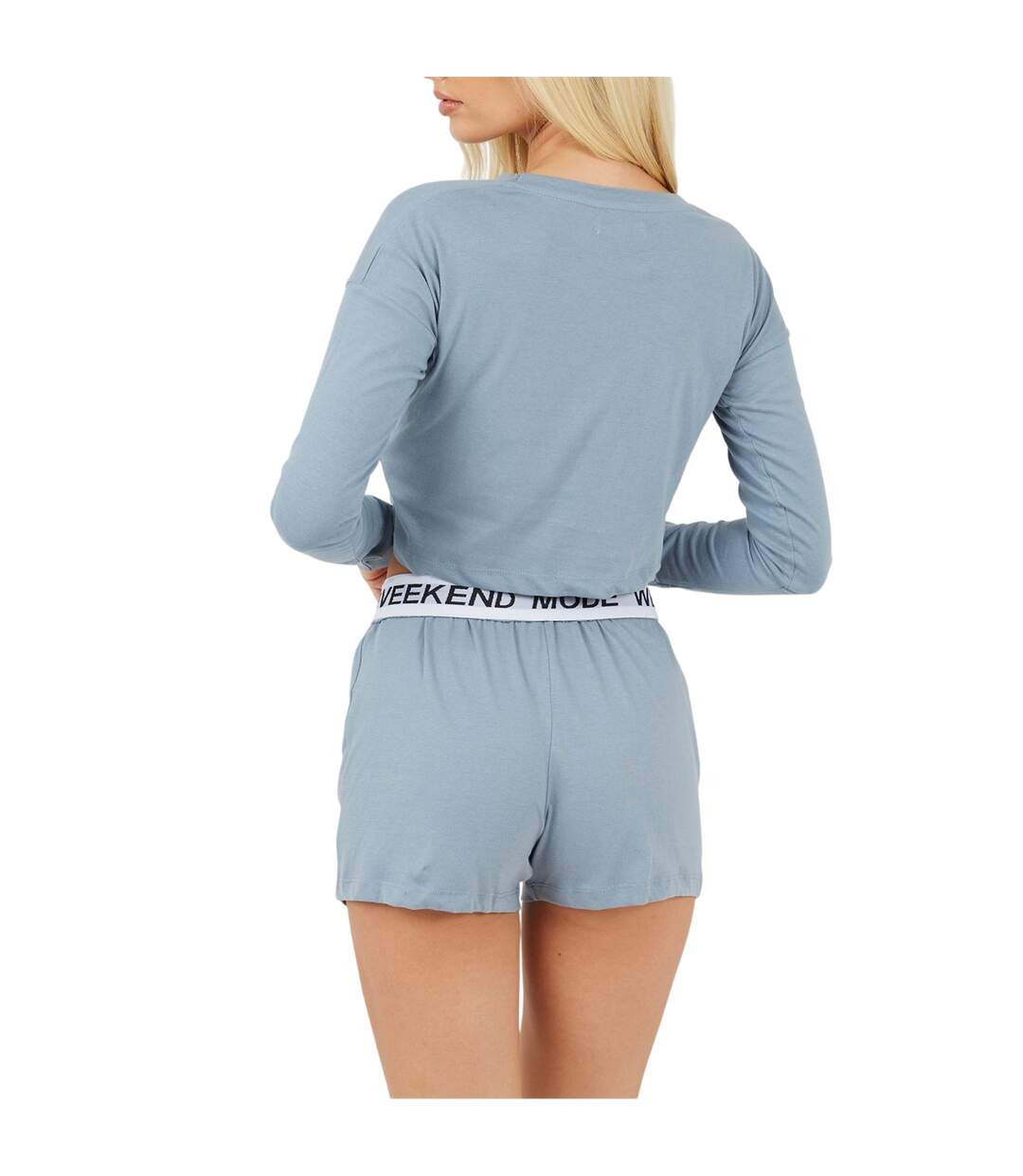Ensemble De Vêtements De Détente Motif/style Uni Weekend Mode Femme Bleu Ardoise Clair Brave Soul-3