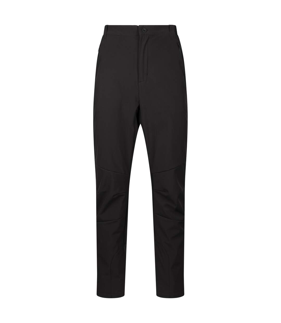 Mens dlx rogers softshell trousers black Trespass-1