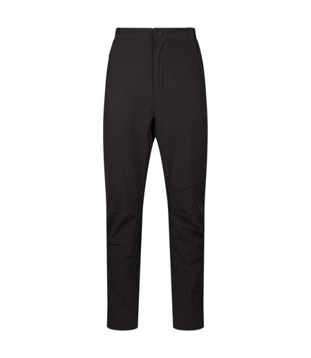 Mens dlx rogers softshell trousers black Trespass