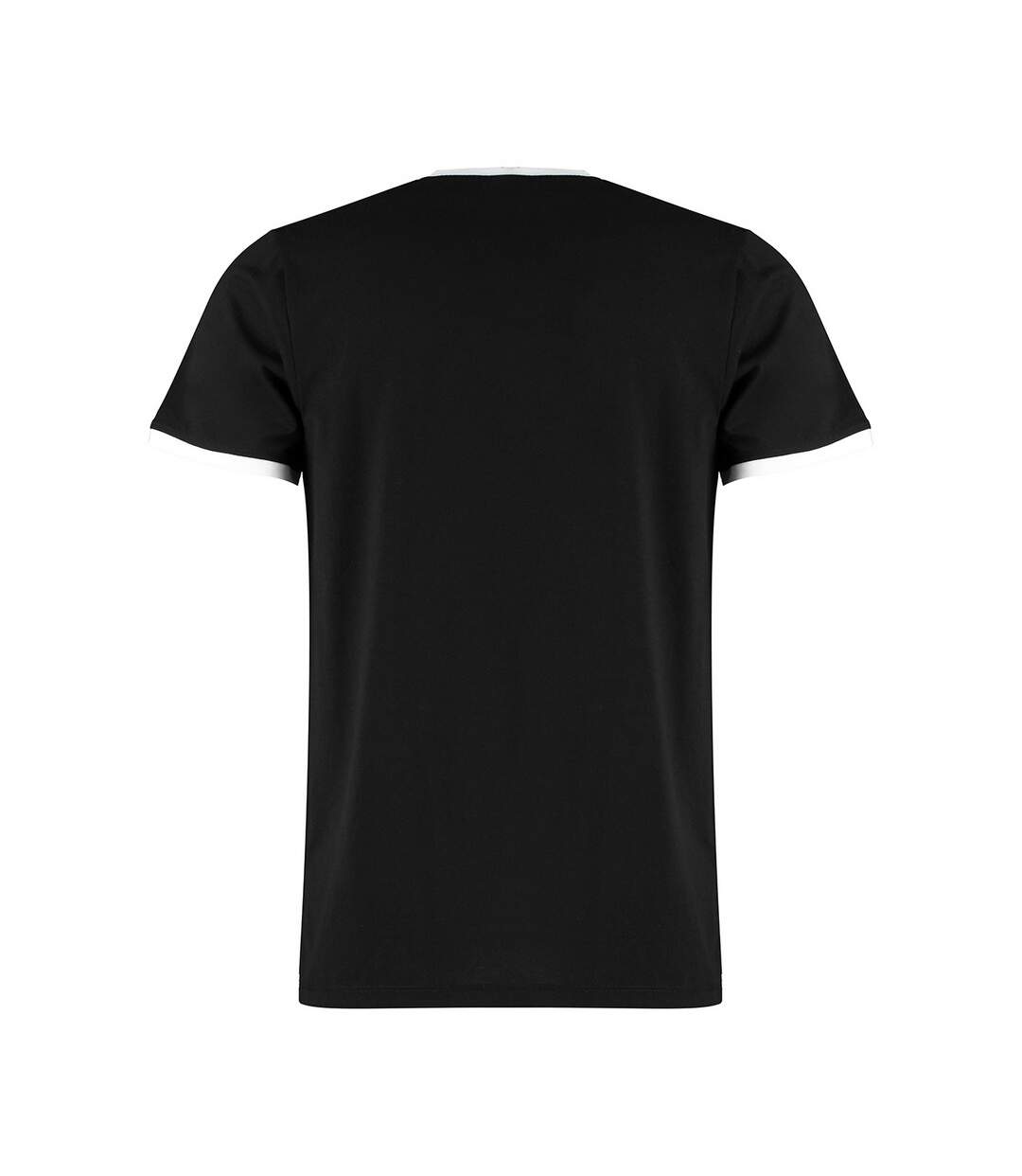 T-shirt homme noir / blanc Kustom Kit-2