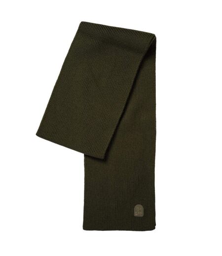 Plain Merino Wool Scarf One Size Moss Green Parajumpers