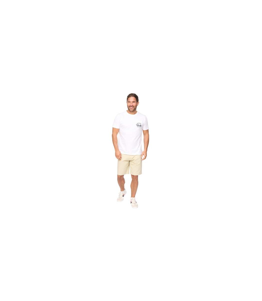 Mens Milestan T-shirt White Bewley & Ritch-1