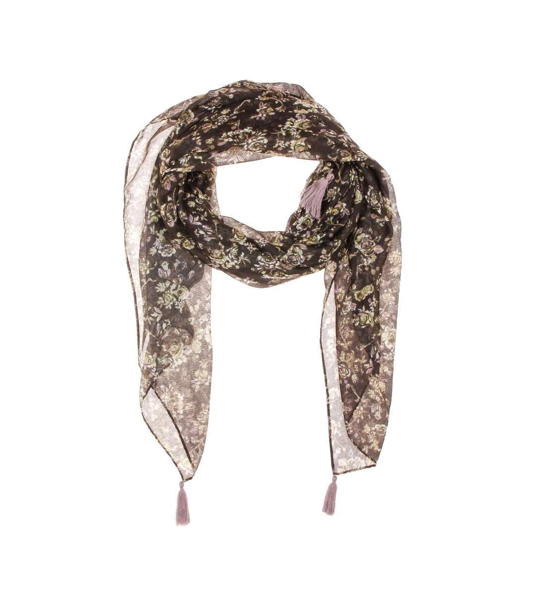 Foulard prune femme kaporal foula-1