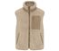 Bodywarmer en sherpa - Unisexe - PAT624 - beige sable wet sand-1