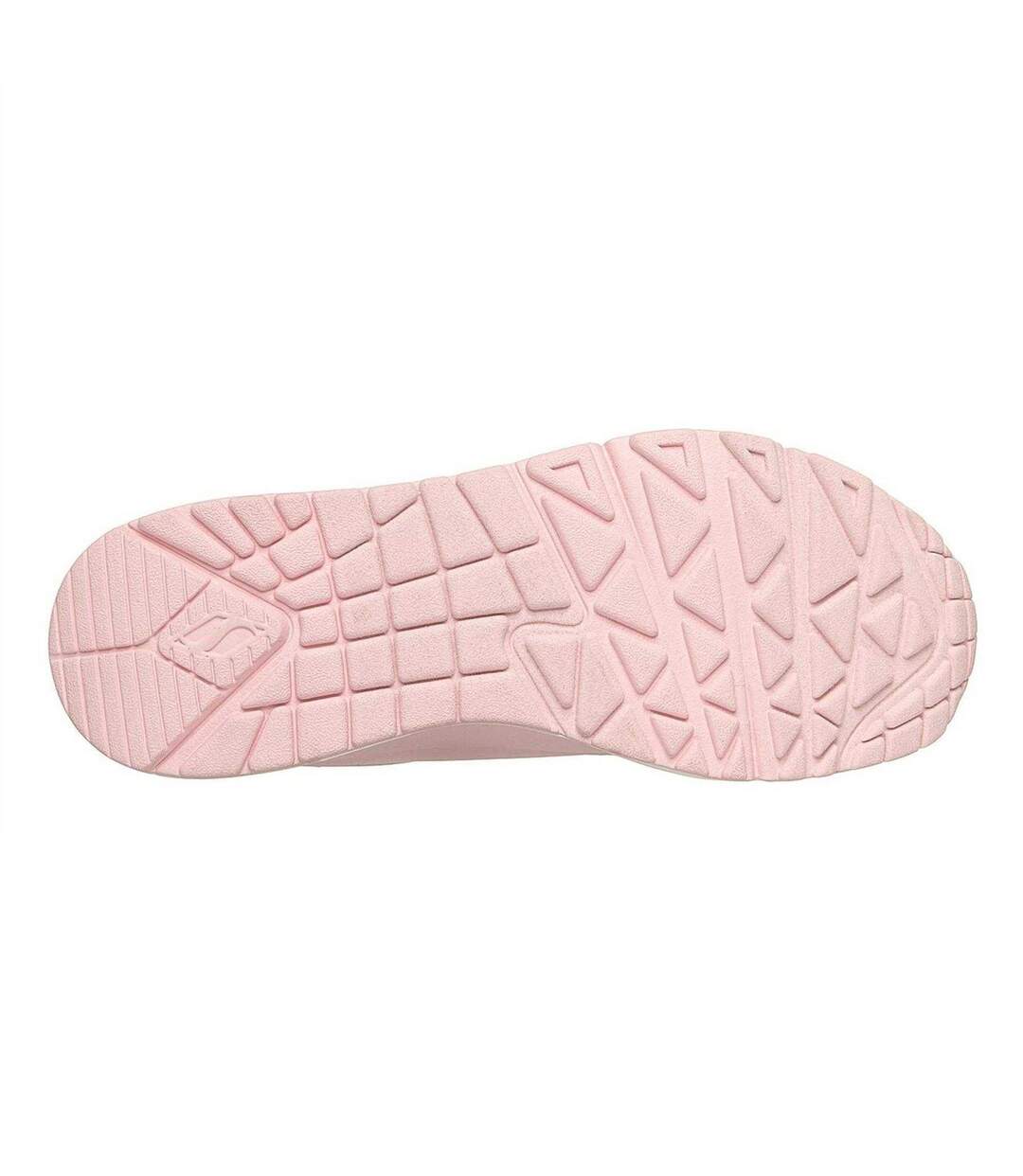 Baskets Uno Stand On Air Femme Rose Métallisé Skechers-4