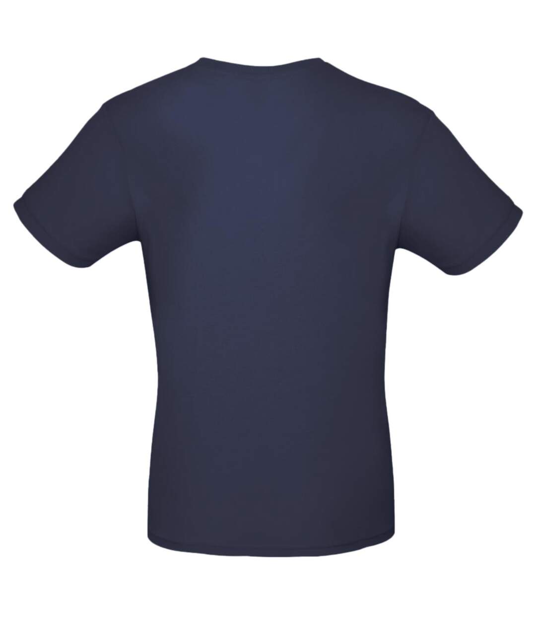 Tee-shirt B&c Mens #e150 Bleu Marine B And C-2