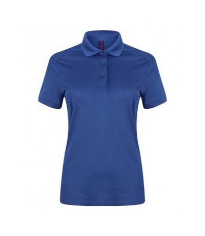 Henbury Womens/Ladies Stretch Microfine Pique Polo Shirt (Royal) - UTPC2952