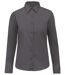 Chemise popeline manches longues - Femme - K549 - gris urban