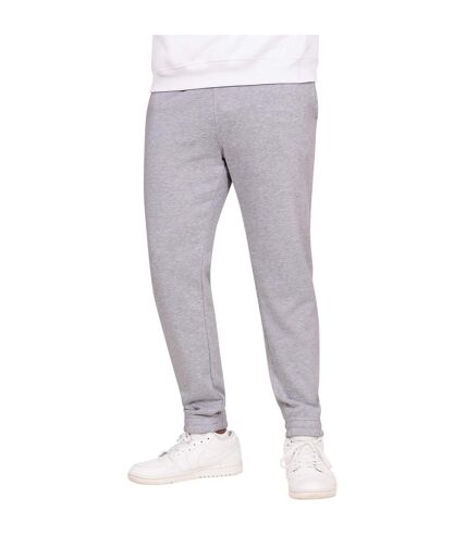 Unisex adult blended core ringspun cotton tall jogging bottoms heather grey Casual Classics