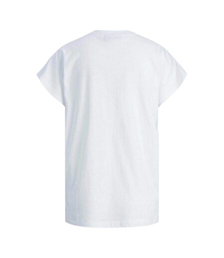 T-shirt Sans Manches Motif/style Uni Femme Blanc Vif JJXX