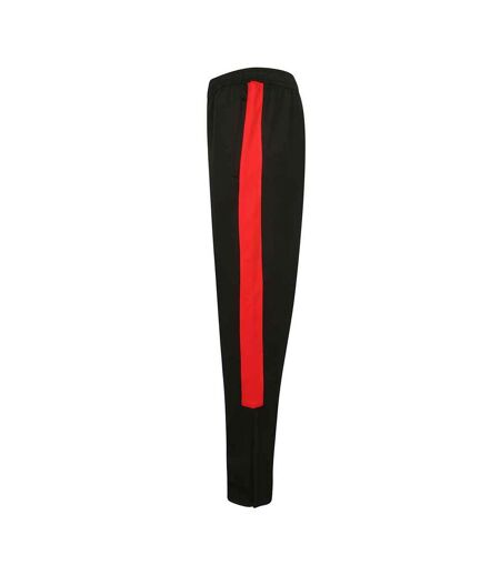 Pantalon De Survêtement Adulte Noir Rouge Finden & Hales