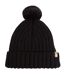 Isotoner Bonnet femme ultra doux, pompom imitation fourrure, taille unique-3