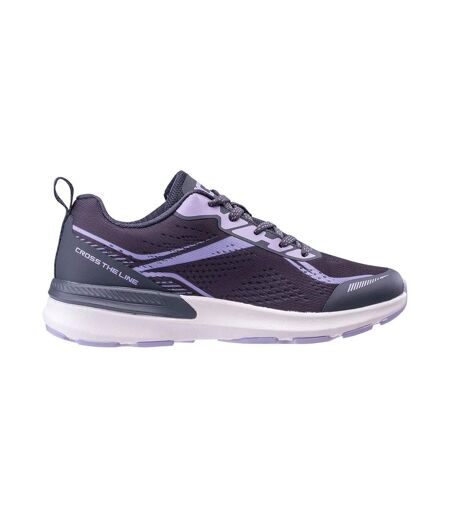 Baskets Multino Femme Anthracite Lilas Pastel IQ