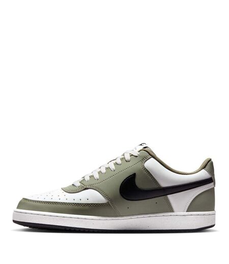 Mens Vision Low Leather Trainers Sage White Sage Nike