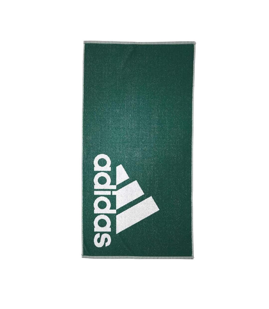 Serviette blanc/verthomme adidas towel-1