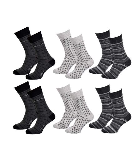 Chaussettes homme CERRUTI 1881 Confort et qualité -Assortiment modèles photos selon arrivages- - Pack de 6