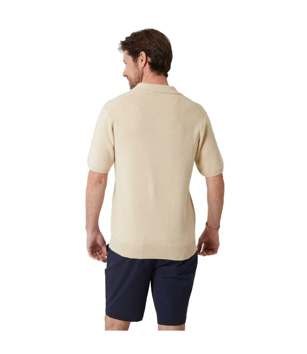 Polo Homme Beige Gris Saltwell-3