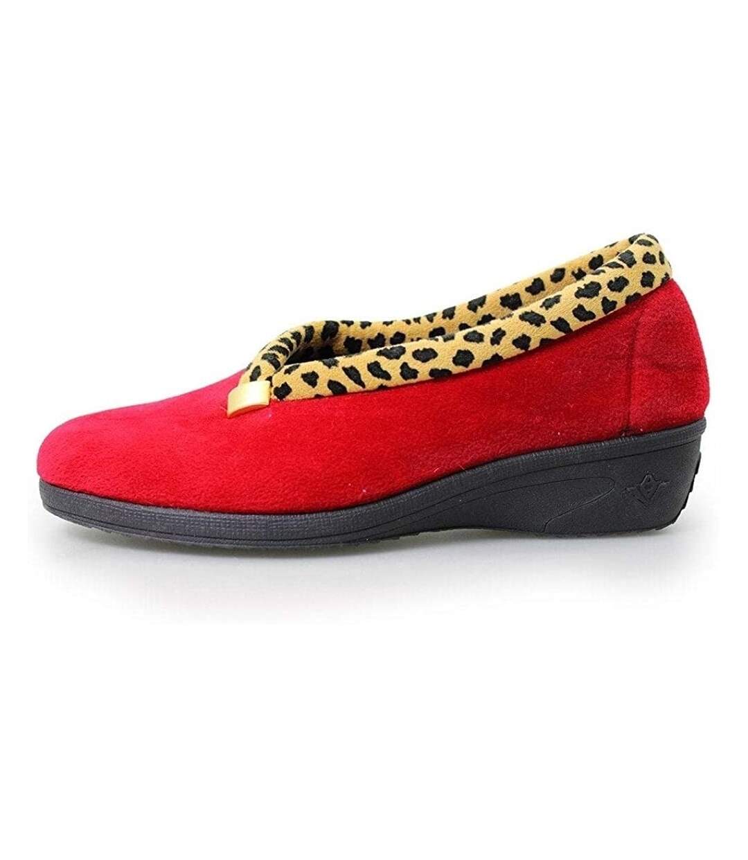 Chaussons paloma femme rouge Lunar-3