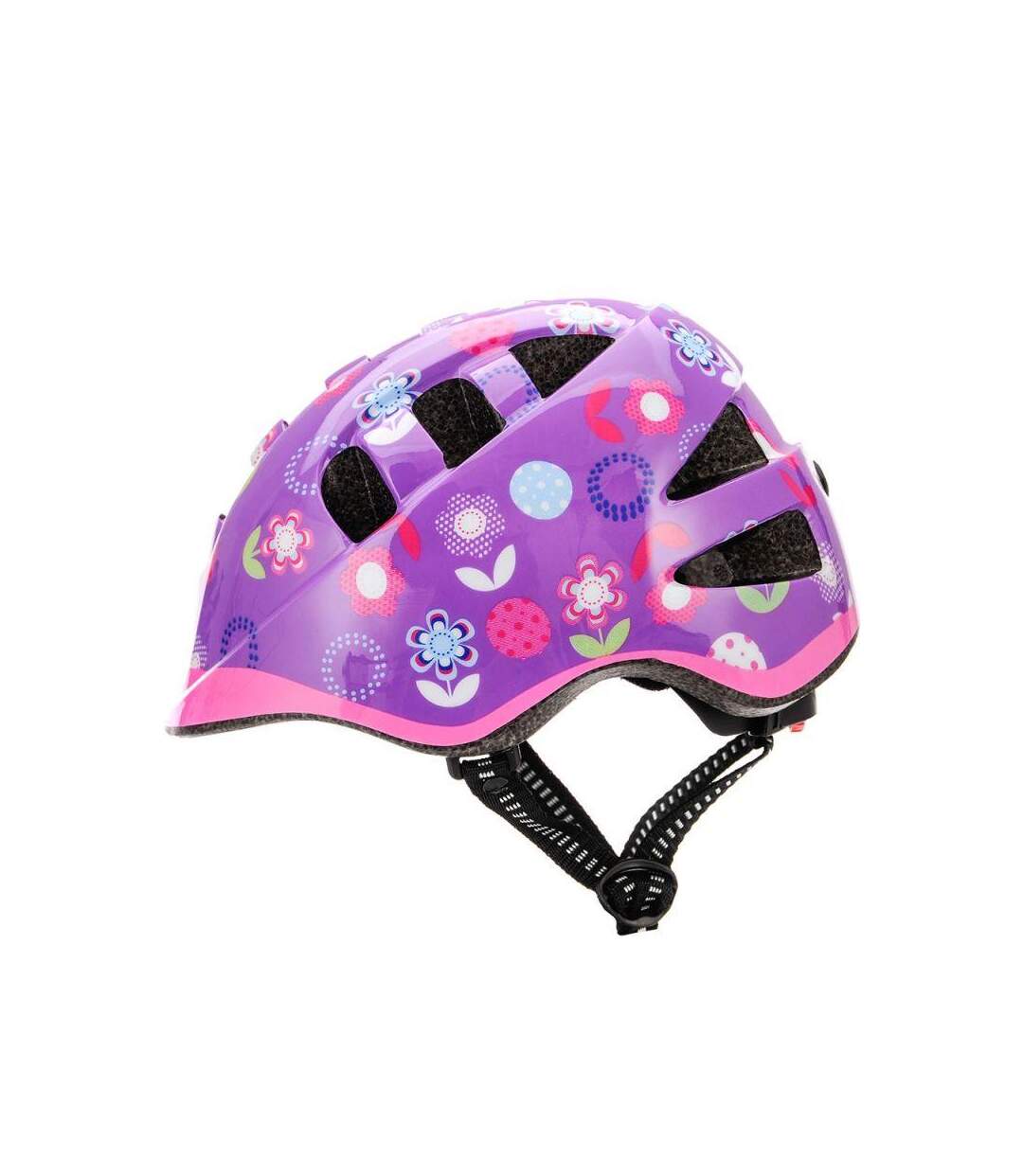 Casque Motif/style Floral Ma-2 Enfant M Violet Clair Meteor-3