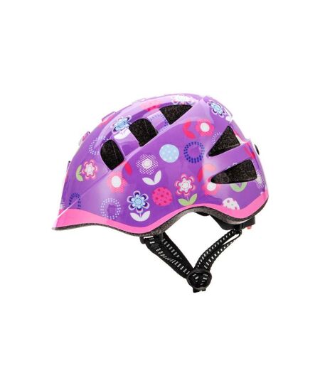 Casque Motif/style Floral Ma-2 Enfant M Violet Clair Meteor