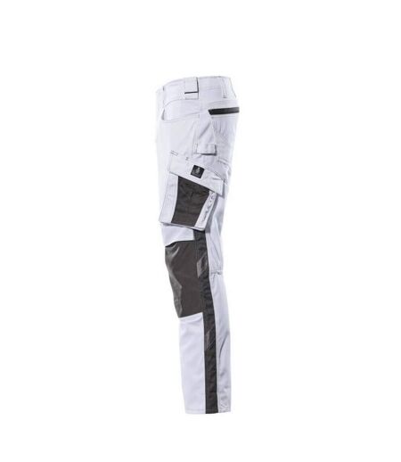 Blanc Anthracite Foncé Mascot