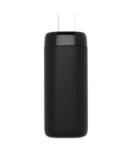 Adapt recycled plastic travel charger one size black Generic