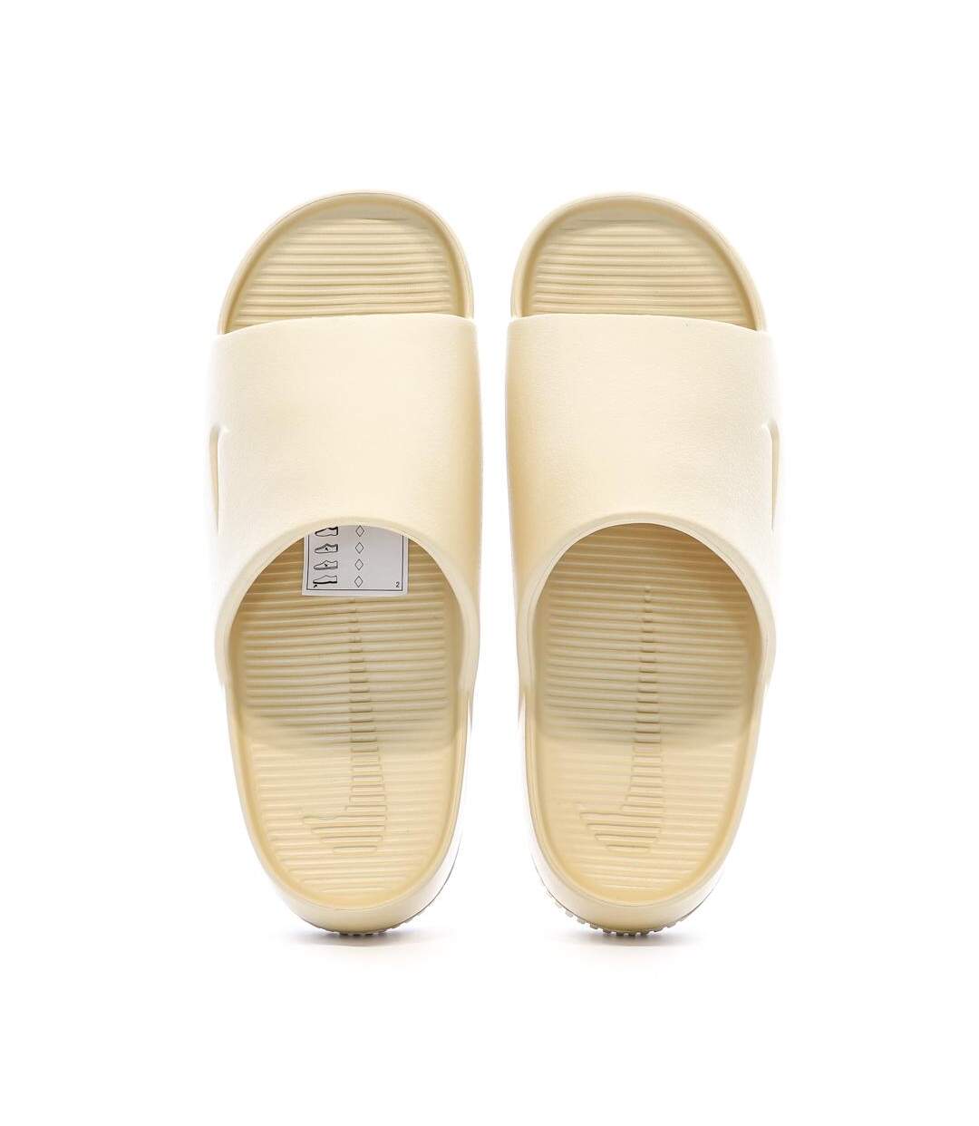 Claquettes beiges homme nike calm slide - 38.5-3