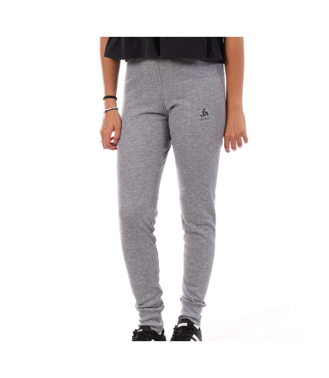 Sous-vêtements thermiques gris femme odlo active warm - l-1