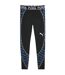 Womens/ladies Blaze Training Tights Navy Orange Puma-2