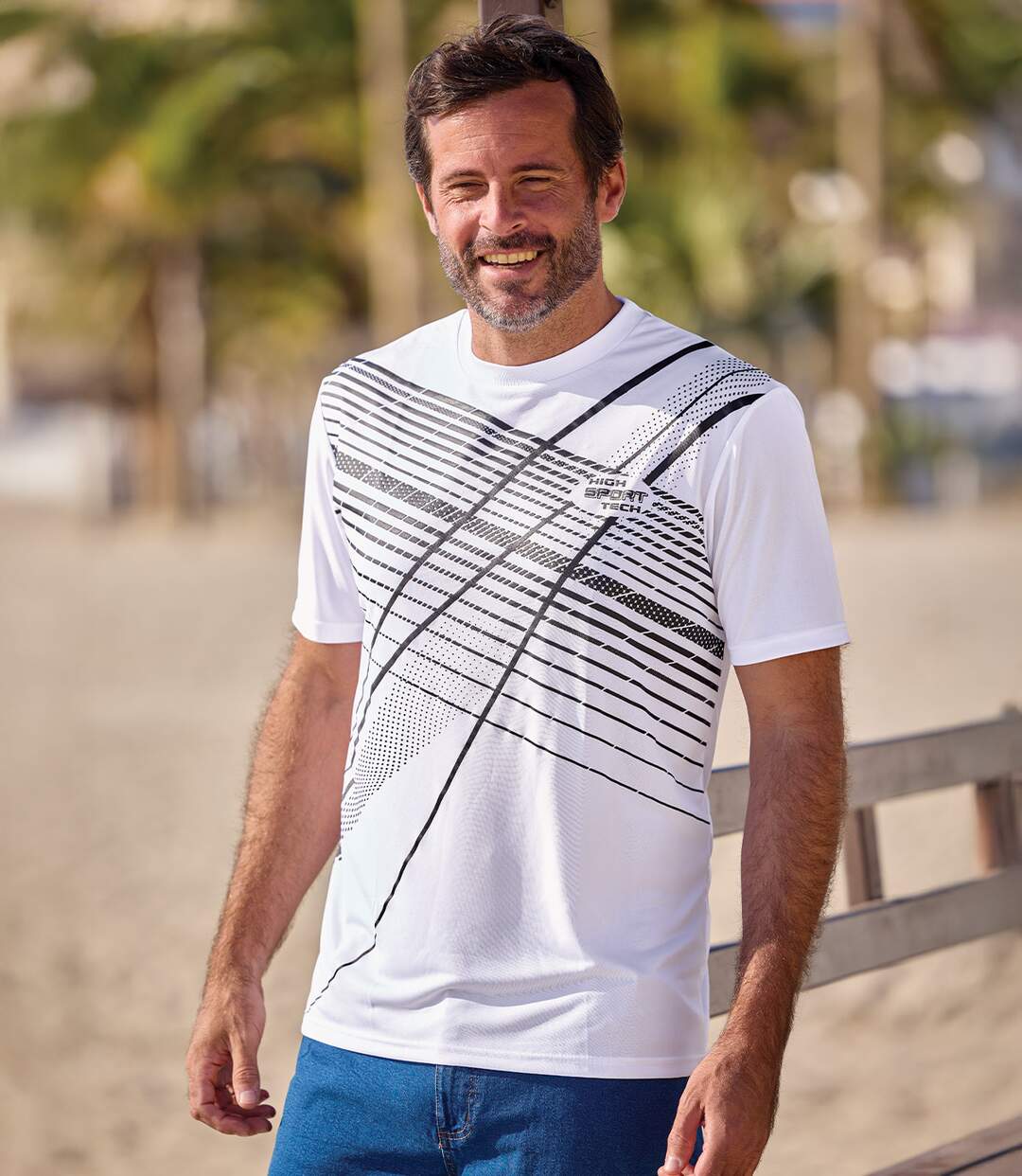4er-Pack T-Shirts mit Sportaufdruck-3