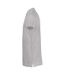 Mens Melange Polo Shirt Grey Jobman-3
