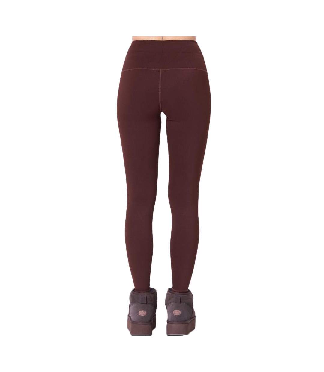 Legging marron femme tommy hilfiger silver-2