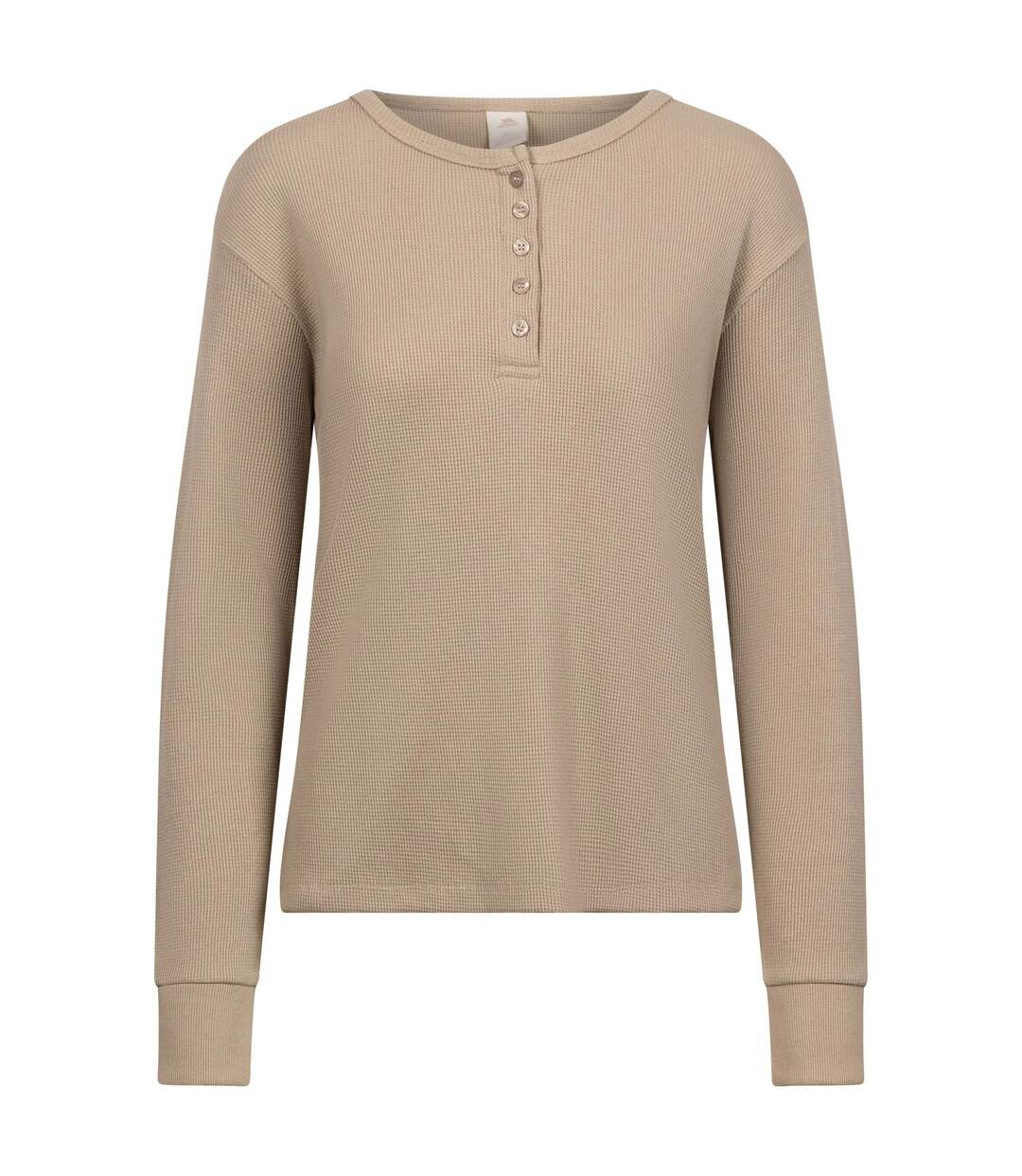 Womens/ladies Morvenna Long-sleeved Top Soft Stone Trespass-1
