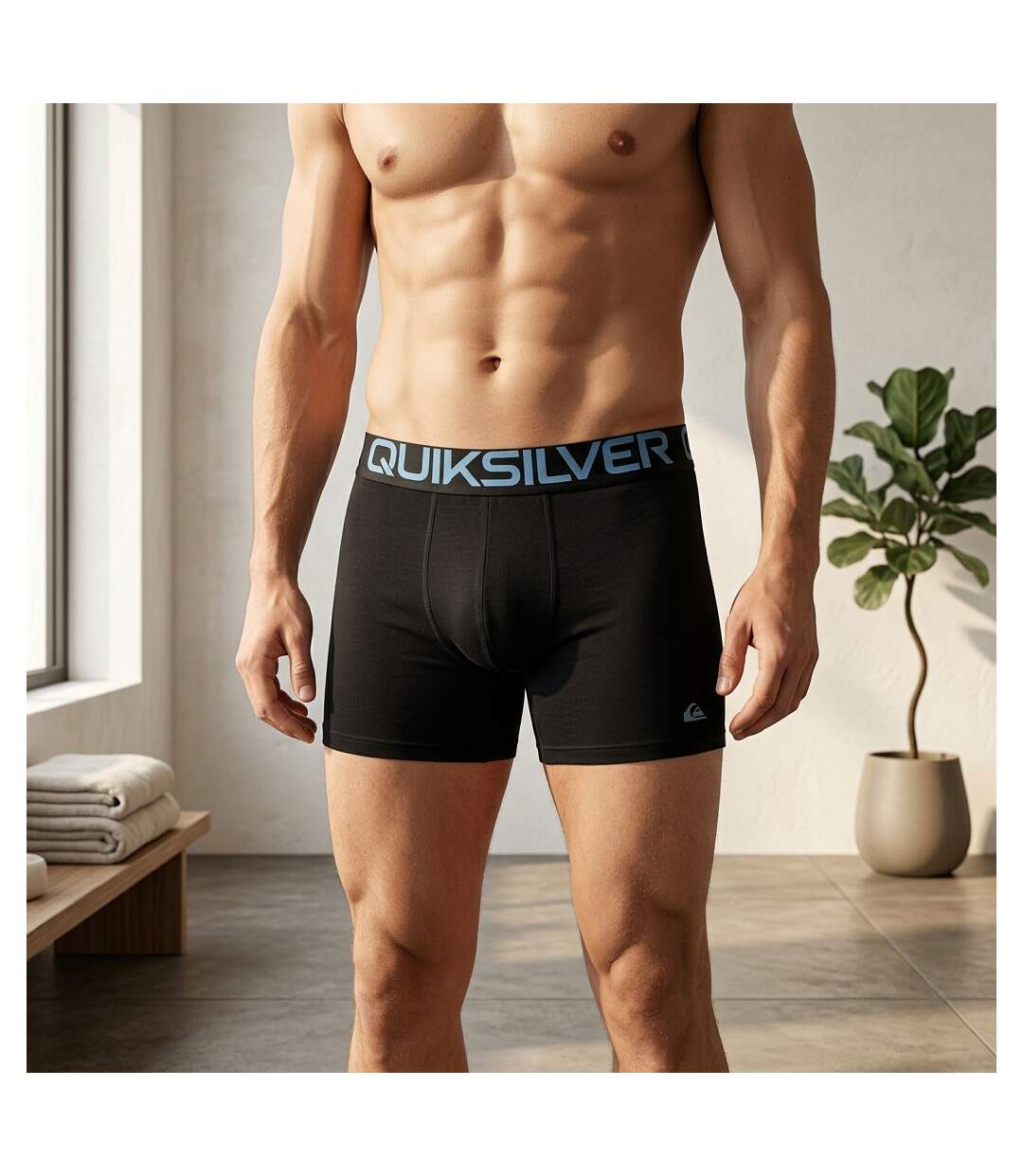 Quiksilver – Pack 2 Boxers Homme Confort Coton Stretch-3