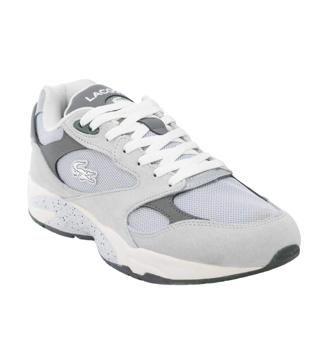 Baskets Motif/style Rétro Storm Homme Gris Lacoste-1
