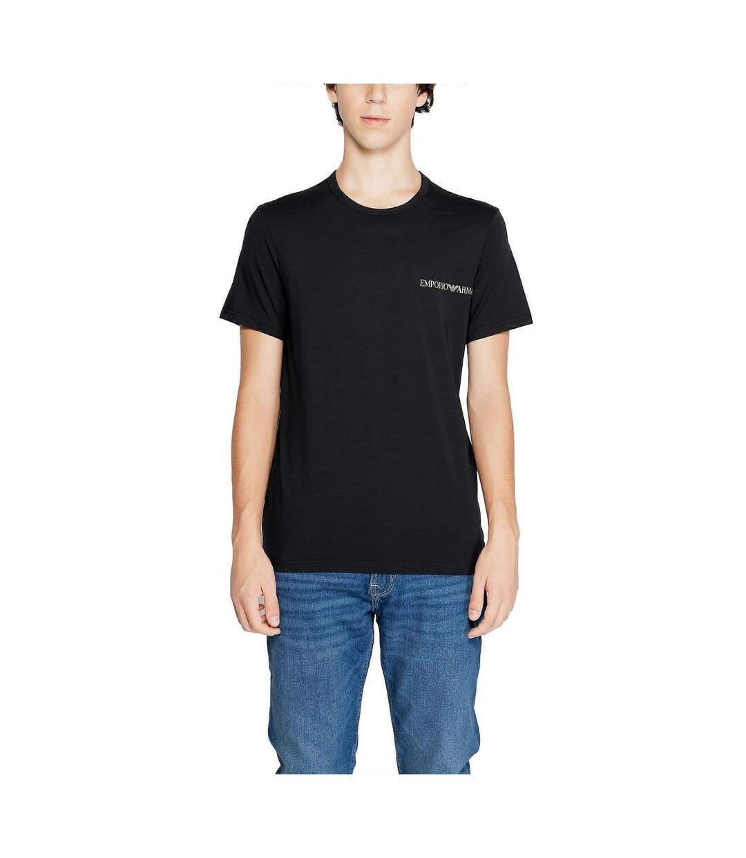 T-shirts homme noir Emporio Armani-4