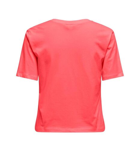 T-shirt corail femme jdy rex 15352294 - m