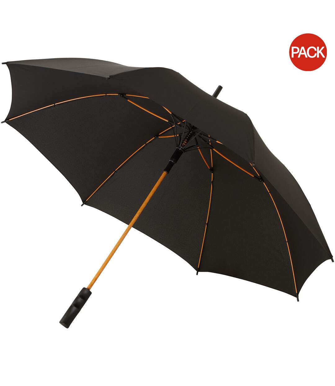 Parapluie Spark Taille Unique Noir Orange Avenue-1