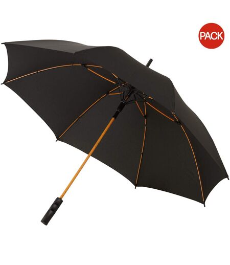 Parapluie Spark Taille Unique Noir Orange Avenue