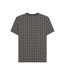 Mens Ss25 Geometric T-shirt Navy Tobacco Lambretta-2