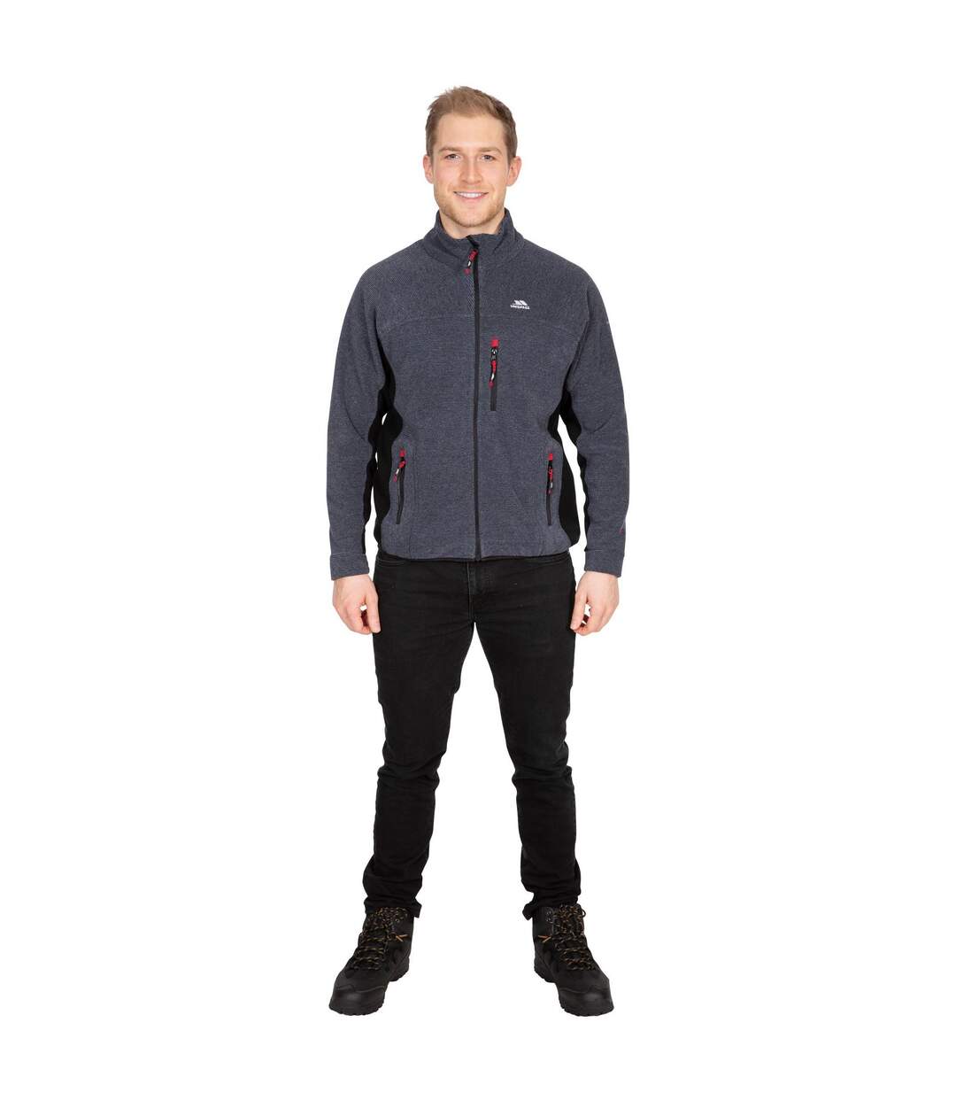 Veste Polaire Jynx Homme Bleu Marine Blanc Trespass-1