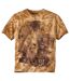 Batik-T-Shirt Löwe