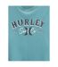 T-shirt Motif/style Texte Surf Co Homme Vert Vapeur Hurley-3
