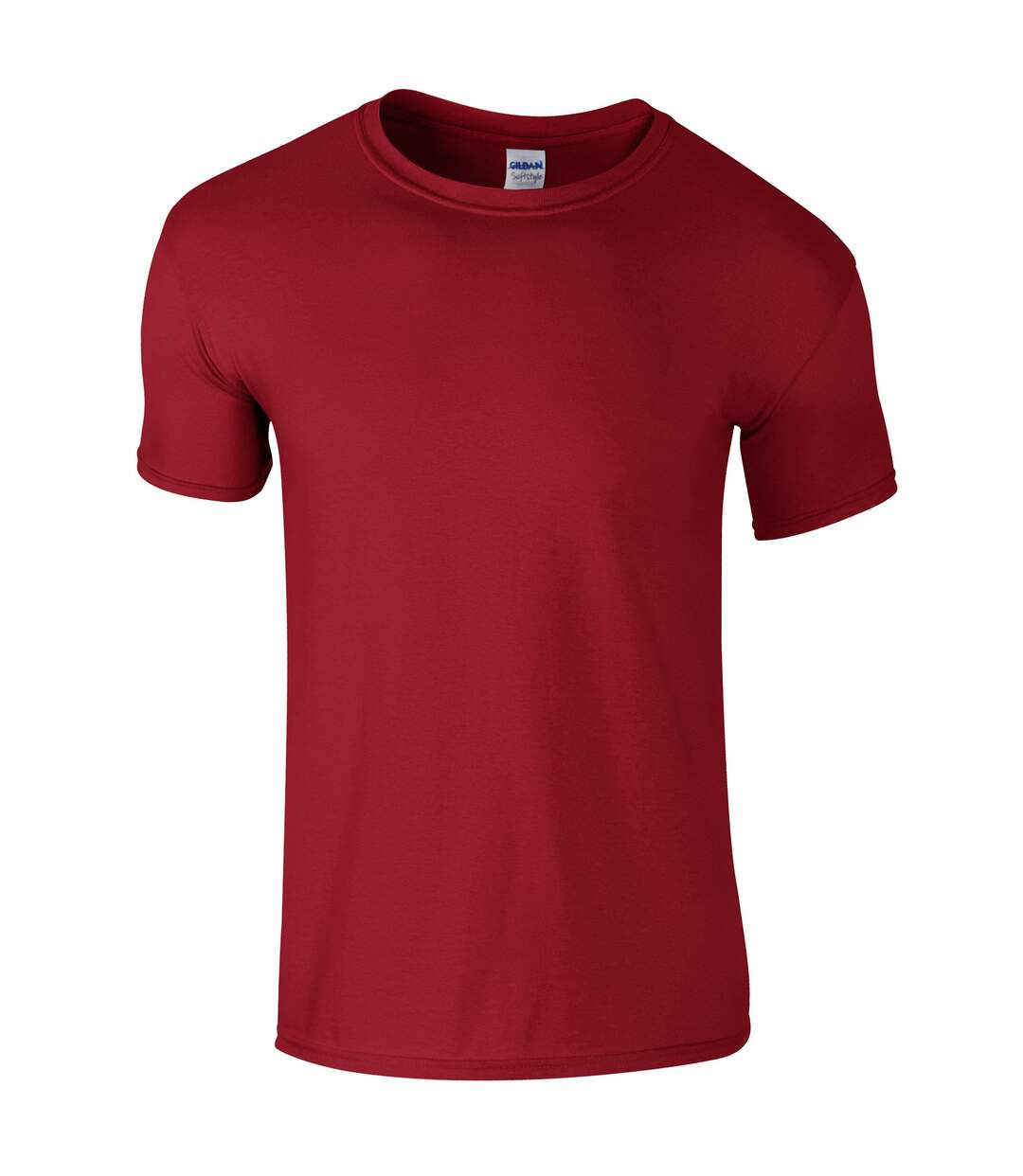 T-shirt manches courtes homme rouge foncé Gildan