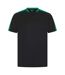 T-shirt Team Adulte Noir Émeraude Finden & Hales-1