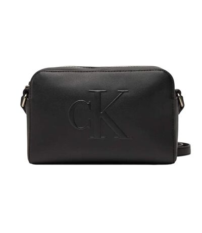 Sac bandoulière noir femme calvin klein jeans sculpted camera - taille unique