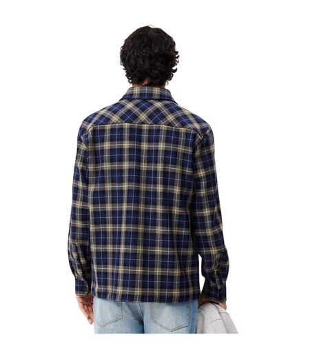 Surchemise Motif/style À Carreaux Homme Bleu Marine Lacoste