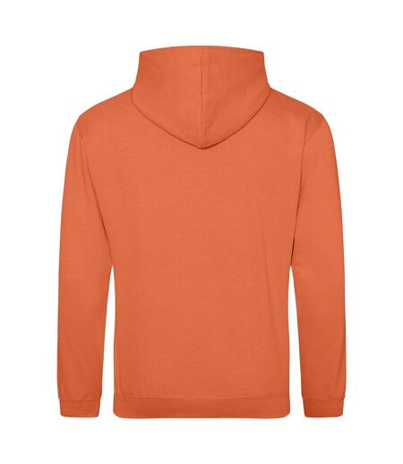 Awdis Unisex College Hooded Sweatshirt / Hoodie (Burnt Orange)