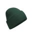 Bonnet Classic Adulte Vert Bouteille Beechfield-1